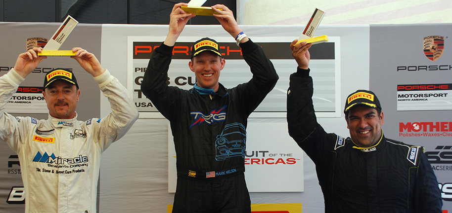 Mark Nelson Podium at Pirelli GT3 Trophy Cup series