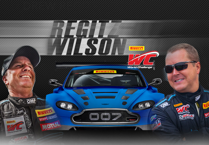 Drew Regitz and Kris Wilson Team Up with TRG’s V12 Aston Martin Vantage GT3